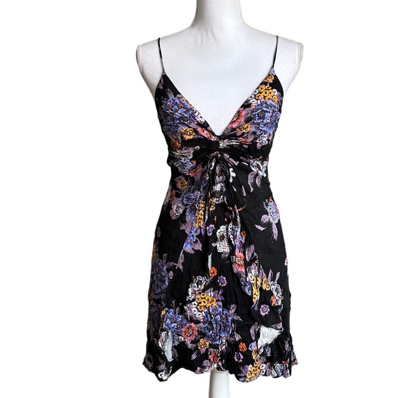 Free People Happy Hearts Mini Dress Size Medium - Picture 5 of 17